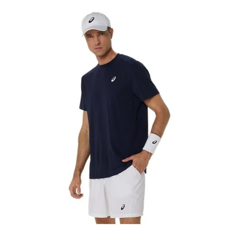 T-Shirts ASICS Homme COURT SS TOP MIDNIGHT Marine PE 2025