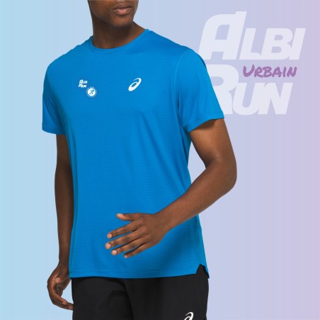 T-Shirt ASICS Running Homme CORE SS TOP Bleu ALBI RUN URBAIN 2025