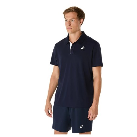 Polo ASICS Homme COURT POLO MIDNIGHT Bleu PE 2025