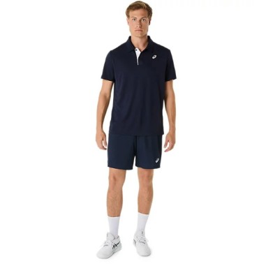 Polo ASICS Homme COURT POLO MIDNIGHT Bleu PE 2025