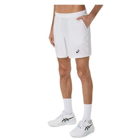 Short Tennis ASICS Homme COURT 7IN SHORT Blanc PE 2025