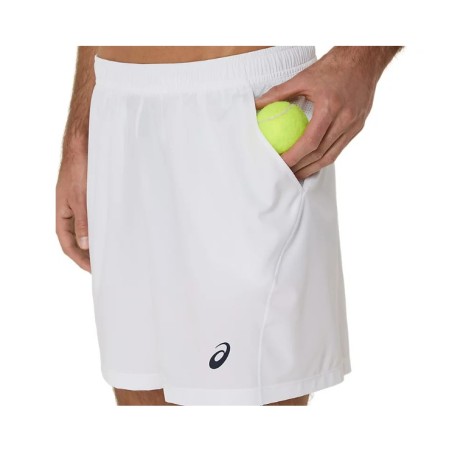 Short Tennis ASICS Homme COURT 7IN SHORT Blanc PE 2025
