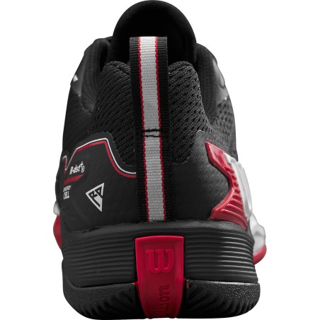 Chaussures WILSON Homme RUSH PRO 4.5 Toutes Surfaces Noir / Rouge PE 2025