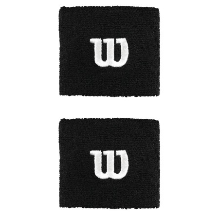 Poignets eponge WILSON Noir x 2