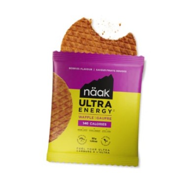 Gaufrettes ENERGETIQUE NAAK ULTRA ENERGY Fruits Rouges 140 Cal 30 g 2024