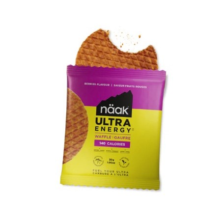 Gaufrettes ENERGETIQUE NAAK ULTRA ENERGY Fruits Rouges 140 Cal 30 g 2024