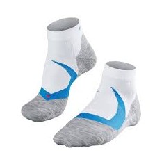 Chaussettes FALKE Homme RU4 COOL SHORT Blanc / Bleu / Gris