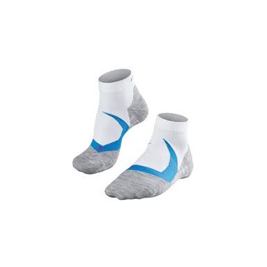Chaussettes FALKE Homme RU4 Cool Short Blanche / Jaune PE 2019