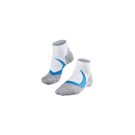 Chaussettes FALKE Homme RU4 Cool Short Blanche / Jaune PE 2019