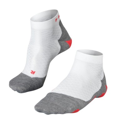 Chaussettes FALKE Femme RU5 Short Grise / Rouge PE 2018