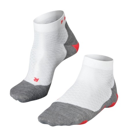 Chaussettes FALKE Femme RU5 SHORT Blanc / Gris PE 2018
