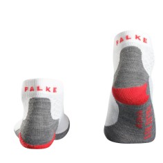 Chaussettes FALKE Femme RU5 SHORT Blanc / Gris PE 2018 2