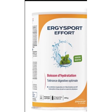 Boisson ERGYSPORT EFFORT Boisson de l'effort - Saveur menthe x 450g (7,5L)