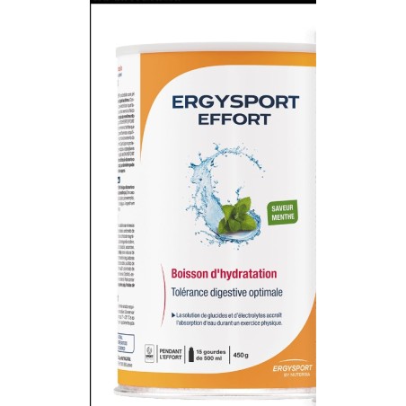Boisson ERGYSPORT EFFORT Boisson de l'effort - Saveur menthe x 450g (7,5L)