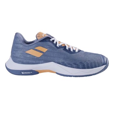 Chaussures BABOLAT Femme SHADOW SPIRIT 2 Indoor Gris / Corail PE 2025