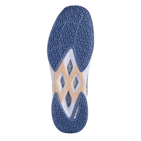 Chaussures BABOLAT Femme SHADOW SPIRIT 2 Indoor Gris / Corail PE 2025