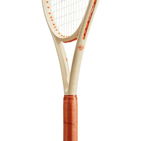 Raquette WILSON CLASH 100 ROLAND GARROS V2.0 (295 g) Beige / Orange 2024