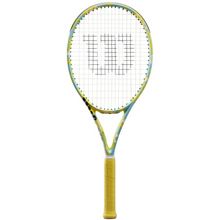 Raquette WILSON CLASH 100 V2 MINIONS (295 g) Jaune / Bleu 2023
