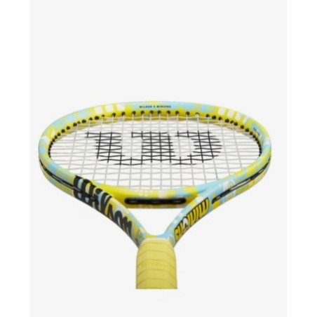 Raquette WILSON CLASH 100 V2 MINIONS (295 g) Jaune / Bleu 2023