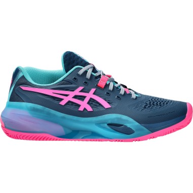 Chaussures Padel ASICS Homme GEL-RESOLUTION X Bleu / Rose PE 2025