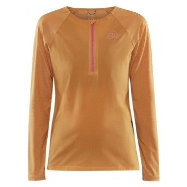 T-Shirt Running ML CRAFT Femme PRO TRAIL WIND Orange PE 2023