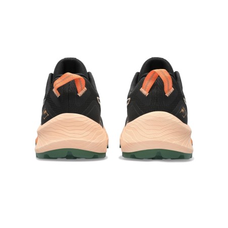 Chaussures Running ASICS Femme GEL-TRABUCO 11 Noir / Saumon / Vert AH 2023
