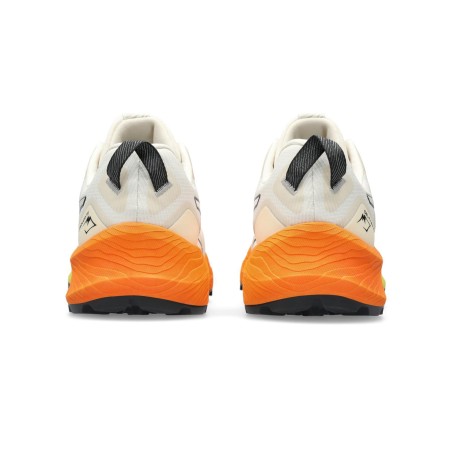 Chaussures Running ASICS Homme GEL-TRABUCO 11 Blanc / Orange / Jaune AH 2023