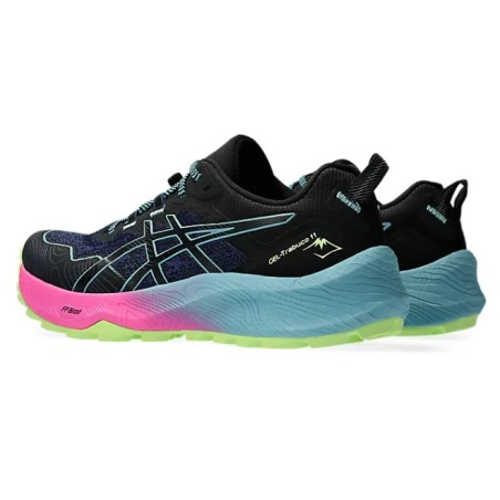 Chaussures Running ASICS Femme GEL-TRABUCO 11 Noir / Bleu / Rose AH 2023