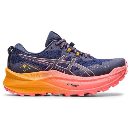 Chaussures Running ASICS Femme TRABUCO MAX 2 Bleu / Orange PE 2023