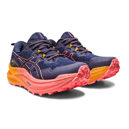 Chaussures Running ASICS Femme TRABUCO MAX 2 Bleu / Orange PE 2023