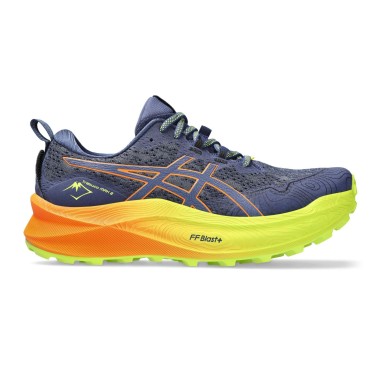 Chaussures Running ASICS Homme TRABUCO MAX 2 Bleu / Orange / Vert AH 2023