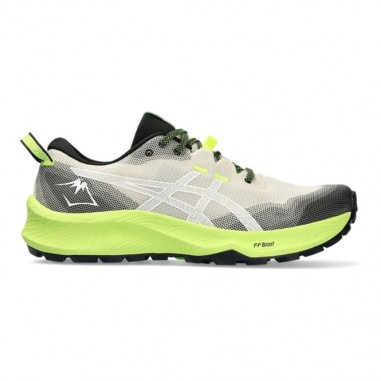 Chaussures Running ASICS Homme GEL-TRABUCO 12 Beige / Vert 2024