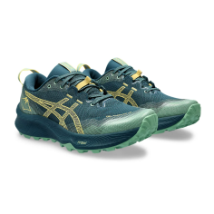 Chaussures Running ASICS Homme GEL-TRABUCO 12 Vert / Bleu... 2