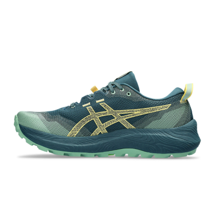 Chaussures Running ASICS Homme GEL-TRABUCO 12 Vert / Bleu PE 2024