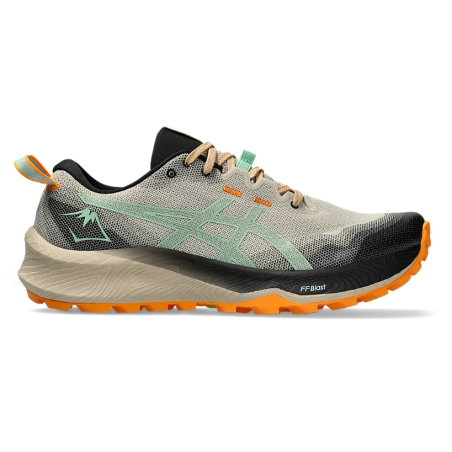 Chaussures Running ASICS Homme GEL-TRABUCO 12 Beige / Noir PE 2024