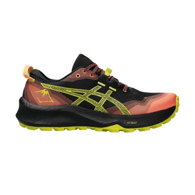 Chaussures Running ASICS Femme GEL-TRABUCO 12 Noir / Saumon / Jaune PE 2024