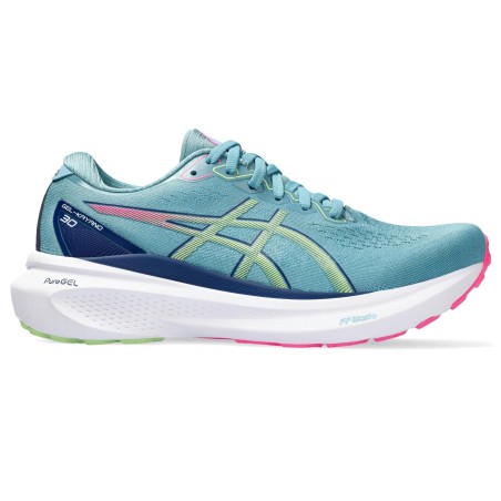 Chaussures Running ASICS Femme GEL-KAYANO 30 Bleu / Blanc / Rose AH 2023