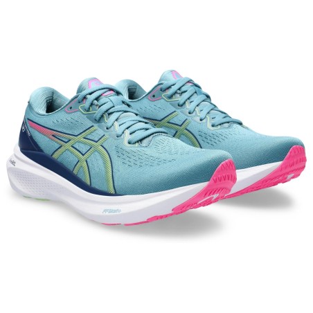 Chaussures Running ASICS Femme GEL-KAYANO 30 Bleu / Blanc / Rose AH 2023