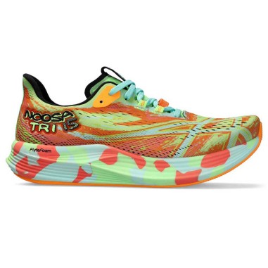 Chaussures Running ASICS Femme NOOSA TRI 15 Orange / Jaune / Vert PE 2024