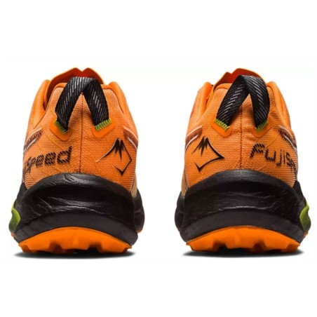 Chaussures Running ASICS Homme FUJISPEED 2 Orange / Noir / Jaune 2023