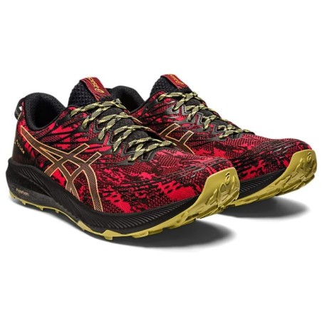 Chaussures Running ASICS Homme FUJI LITE 3  Rouge / Noir PE 2023