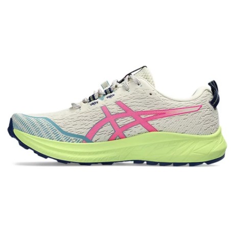 Chaussures Running ASICS Femme FUJI LITE 4 Grise / Verte AH 2023