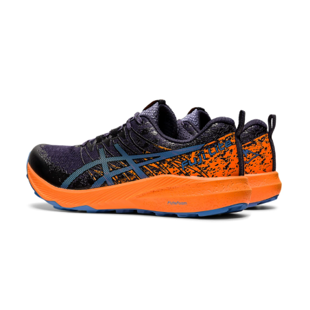Chaussures Running ASICS Homme FUJI LITE 2  Orange / Bleu PE 2022