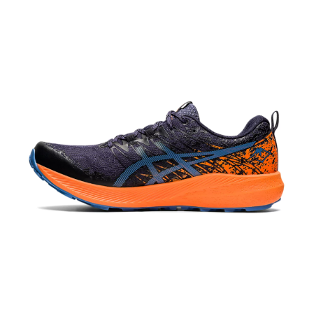 Chaussures Running ASICS Homme FUJI LITE 2  Orange / Bleu PE 2022