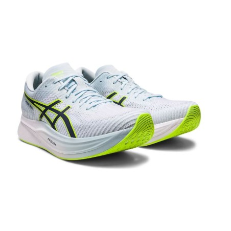 Chaussures Running ASICS Femme MAGIC SPEED Bleu clair / Vert PE 2023