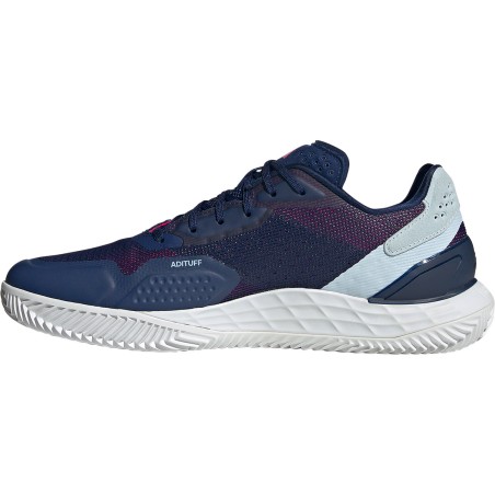 Chaussures ADIDAS Homme DEFIANT SPEED M Terre Battue Bleu / Rose AH 2024