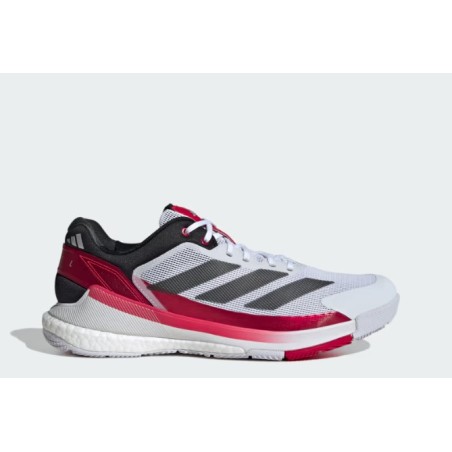 Chaussures Padel ADIDAS Homme CRAZYQUICK BOOST Blanc / Noir / Rouge PE 2025