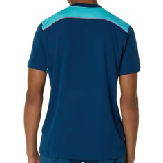 T-Shirts ASICS Homme PADEL COURT SS TOP Bleu / Turquoise... 2