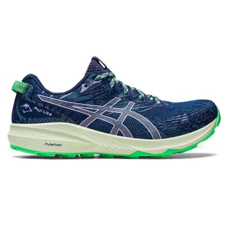 Chaussures Running ASICS Homme FUJI LITE 3 Bleue / Verte AH 2022
