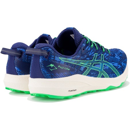 Chaussures Running ASICS Homme FUJI LITE 3 Bleue / Verte AH 2022